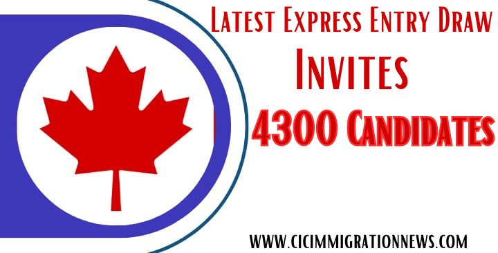 Latest Express Entry draw invites 4300 candidates in a non-specified draw